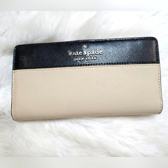 Kate Spade 2 way Tri Color Purse with Bifold Wallet Bundle - Picture 3 of 10